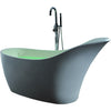 Control Brand True Solid Surface Soaking Tub - “Slipper” - Affordable Cheap Freestanding Clawfoot Bathtubs Tub