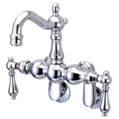Kingston Brass CC1081T Vintage Wall Mount Tub Filler with Adjustable Centers - Affordable Cheap Freestanding Clawfoot Bathtubs Tub