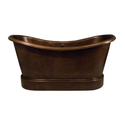 Barclay Products Carwyn Copper Dbl Slipper,72" - Affordable Cheap Freestanding Clawfoot Bathtubs Tub