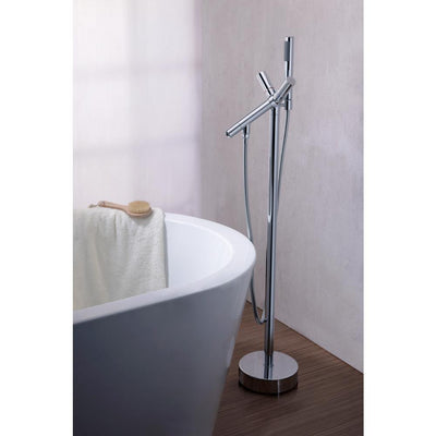 ANZZI Havasu Series FS-AZ0042 2-Handle Claw Foot Tub Faucet with Hand Shower