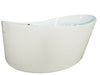 EAGO AM2130 66 Inch Round Freestanding Acrylic Air Bubble Bathtub