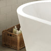 A & E Bath and Shower Una Acrylic 71" Premium Oval Freestanding Tub (NO FAUCET INCLUDED)