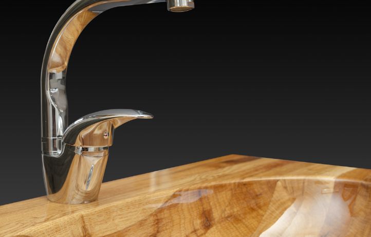 Wooden Bathroom Sink