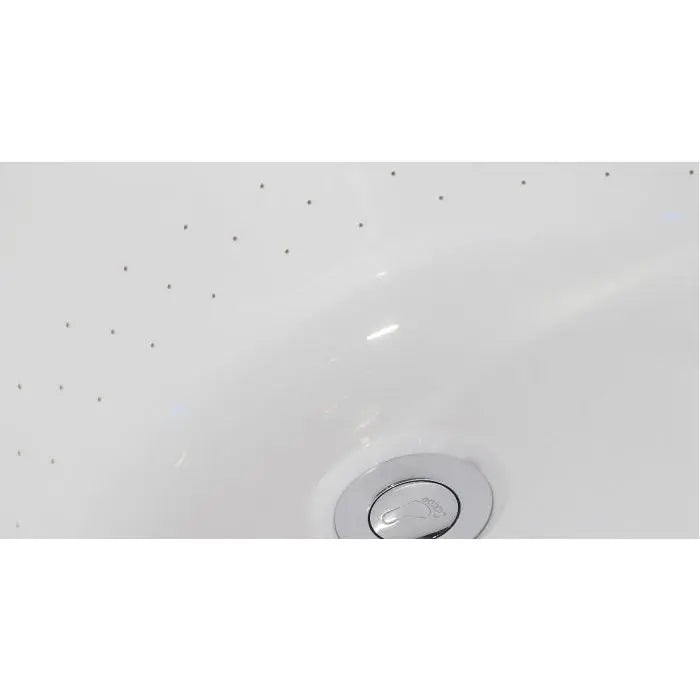 EAGO AM1900 74 3/4" White Freestanding Air Bubble Bathtub Alfi Trade Inc