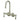 Kingston Brass CC91T Vintage 3-3/8" Deck Mount Tub Filler - detail view