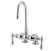 Kingston Brass CC91T Vintage 3-3/8" Deck Mount Tub Filler