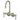 Kingston Brass CC95T Vintage 3-3/8" Deck Mount Tub Filler - side view