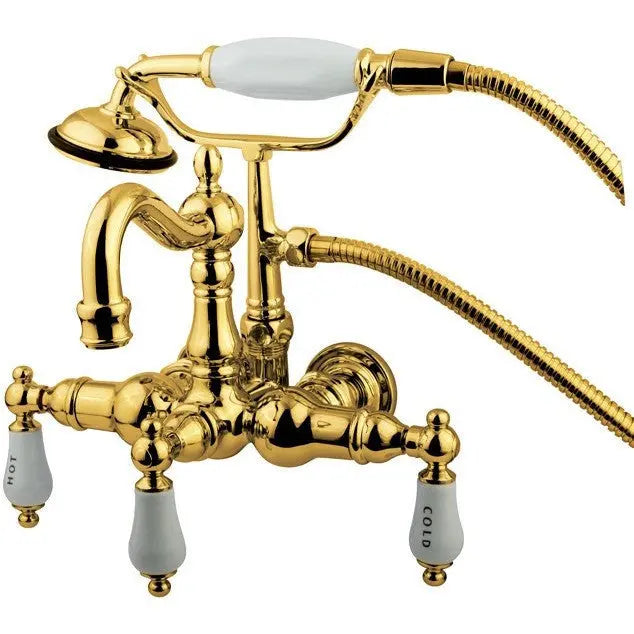 Kingston Brass CC1009T Vintage 3-3/8" Wall Mount Tub Filler