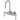 Kingston Brass CC1T Vintage 3-3/8" Wall Mount Tub Filler - side view