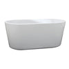 BARCLAY ATOVN55I-WH OGDEN FREESTANDING ACRYLIC OVAL TUB, 55