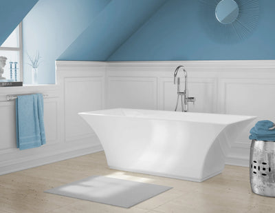 A & E Bath and Shower Abzu Acrylic 67" Premium Acrylic Rectangular Freestanding Tub A & E Bath and Shower