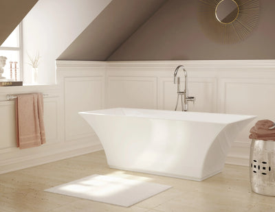 A & E Bath and Shower Abzu Acrylic 67" Premium Acrylic Rectangular Freestanding Tub A & E Bath and Shower