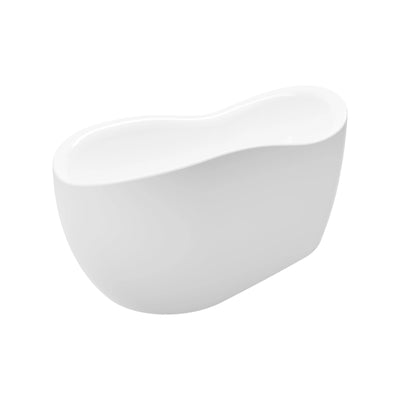 A & E Bath and Shower Axel 68" Premium Acrylic Oval Freestanding Bathtub A & E Bath and Shower