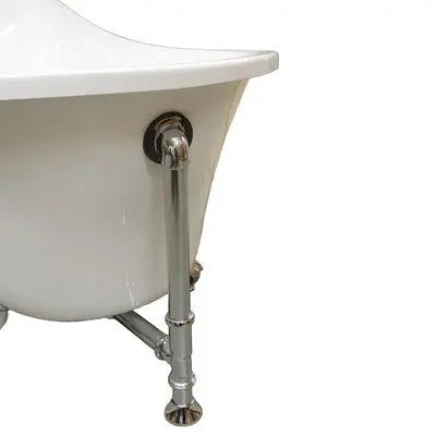 A & E Bath and Shower Dorya Acrylic 69" Premium All-in-One Clawfoot Freestanding Tub Kit