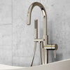 A & E Bath and Shower Evita Solid Surface Resin 69" Premium Oval Freestanding Soaking Tub