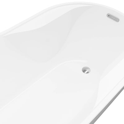 A & E Bath and Shower Miami 59" Double Deck Freestanding Tub A & E Bath and Shower