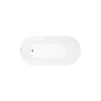 A & E Bath and Shower Miami 59" Double Deck Freestanding Tub A & E Bath and Shower