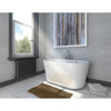 A & E Bath and Shower Retro Acrylic Small 56" Premium Oval Freestanding Tub A & E Bath and Shower
