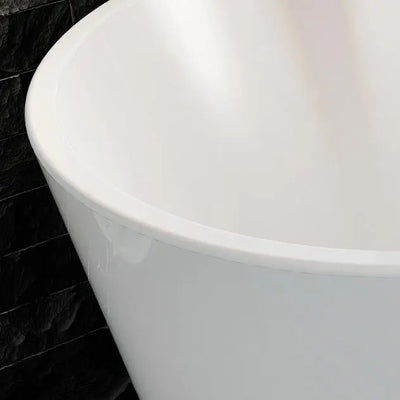 A & E Bath and Shower Retro Acrylic Small 56" Premium Oval Freestanding Tub A & E Bath and Shower