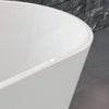 A & E Bath and Shower Retro Acrylic Small 56" Premium Oval Freestanding Tub A & E Bath and Shower