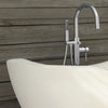 A & E Bath and Shower Salacia Acrylic 67" Premium All-in-One Oval Freestanding Tub Kit