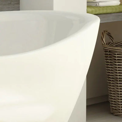 A & E Bath and Shower Salacia Acrylic 67" Premium All-in-One Oval Freestanding Tub Kit