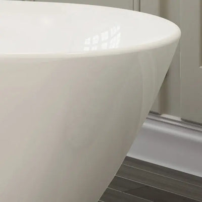 A & E Bath and Shower Sequana Acrylic 71" Premium All-in-One Oval Freestanding Tub Kit