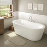 A & E Bath and Shower Una Acrylic 71" Premium Oval Freestanding Tub A & E Bath and Shower