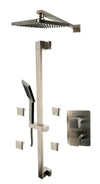 ALFI Brand AB2287 3 Way Thermostatic Shower Set with Body Sprays Alfi Trade Inc
