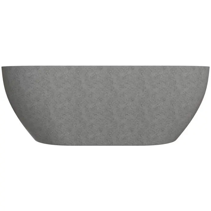 ALFI Brand ABCO59TUB 59" Solid Concrete Oval Freestanding Bathtub Alfi Trade Inc