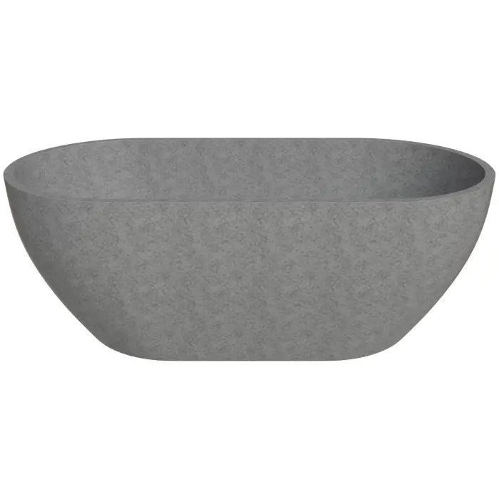 ALFI Brand ABCO59TUB 59" Solid Concrete Oval Freestanding Bathtub Alfi Trade Inc
