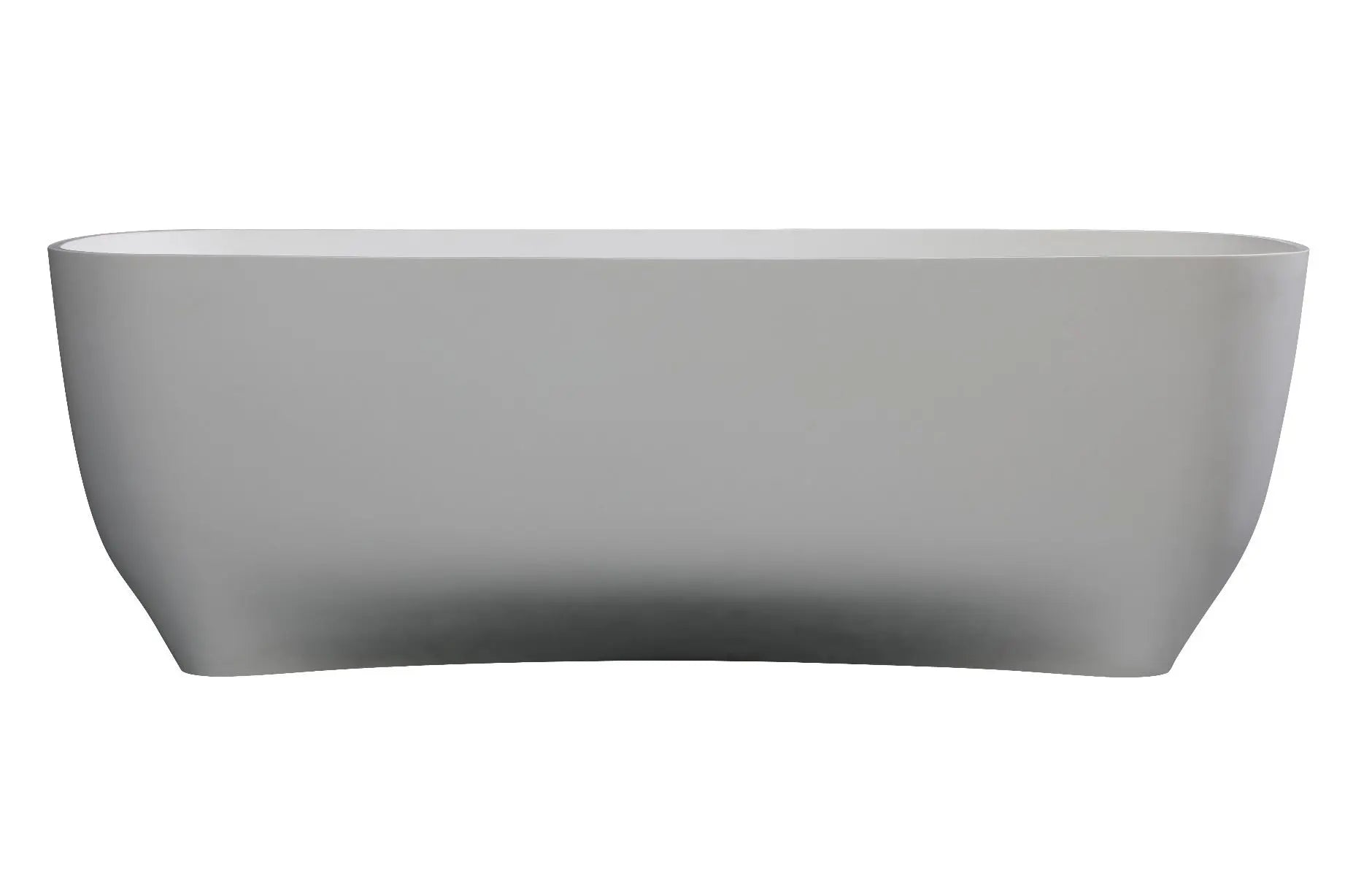 ALFI brand AB9980 67" White Matte Solid Surface Resin Freestanding Bathtub Alfi Trade Inc