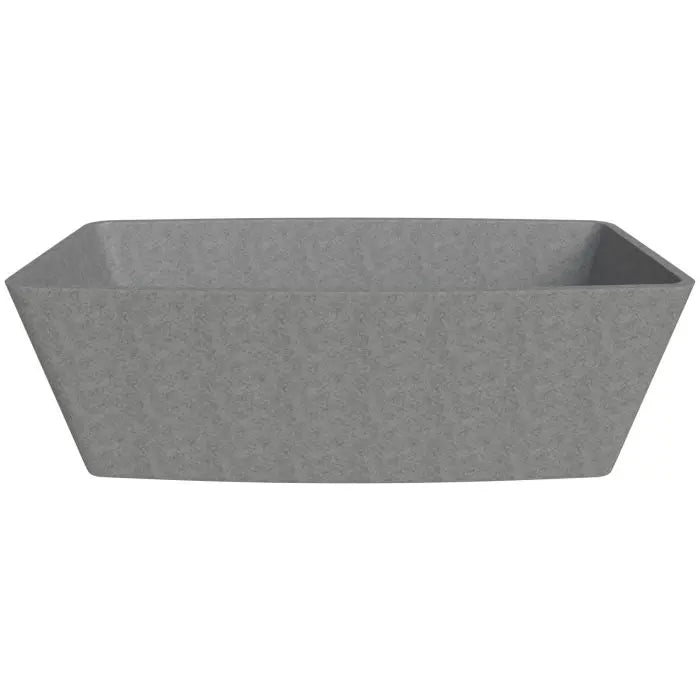 ALFI brand ABCO71TUB 71" Solid Concrete Rectangular Freestanding Bathtub Alfi Trade Inc
