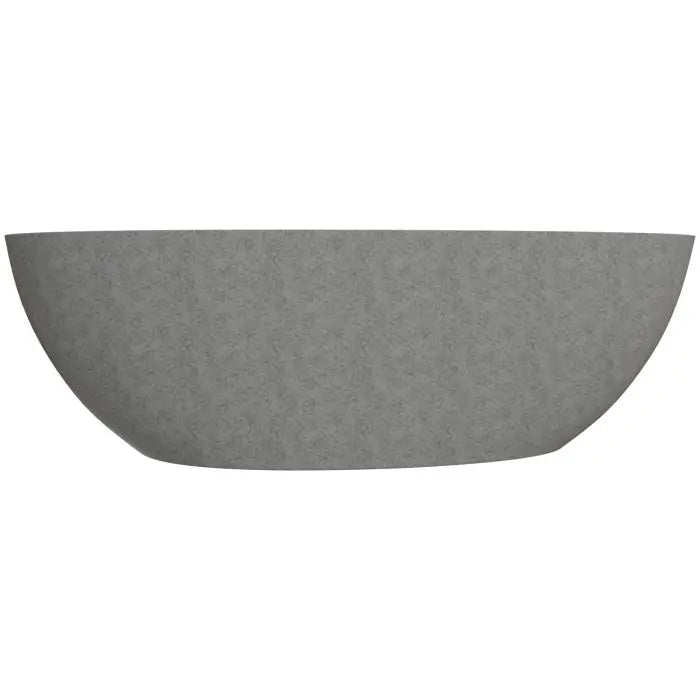 ALFI brand ABCO72TUB 72" Solid Concrete Tear Drop Freestanding Bathtub Alfi Trade Inc