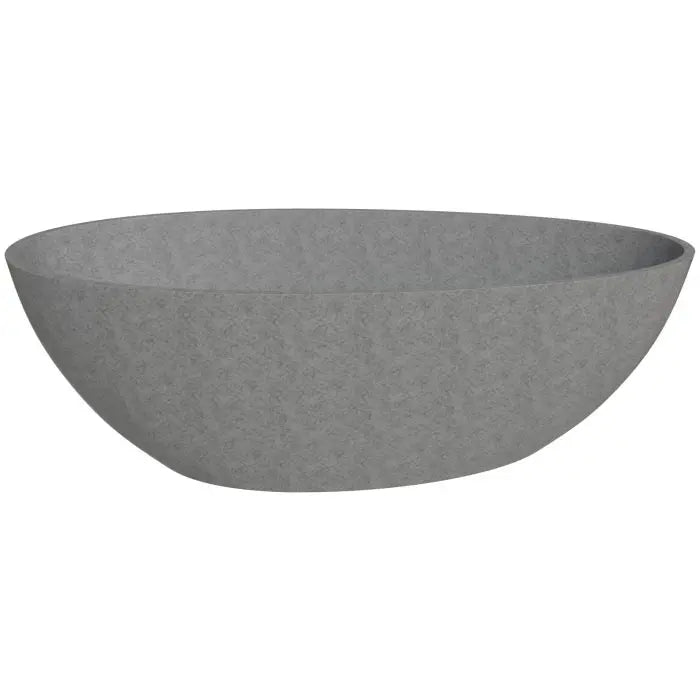 ALFI brand ABCO72TUB 72" Solid Concrete Tear Drop Freestanding Bathtub Alfi Trade Inc