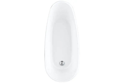 ANZZI Bishop Series FT-AZ435 5.53 ft. Freestanding Bathtub in Rose Gold