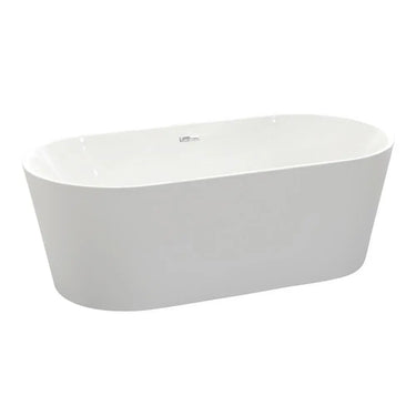 ANZZI Chand Series FT-AZ098 5.58 ft. Freestanding Bathtub in White