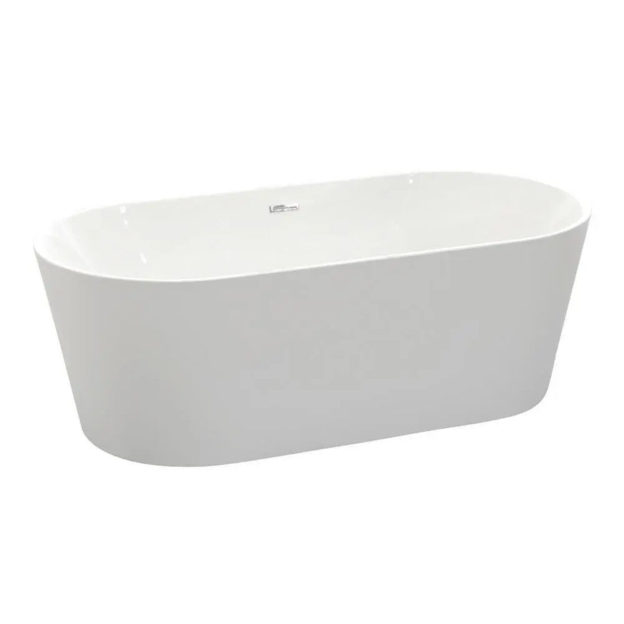ANZZI Chand Series FT-AZ098 5.58 ft. Freestanding Bathtub in White