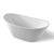 ANZZI Cross Series FT-AZ110 5.58 ft. Freestanding Bathtub in White