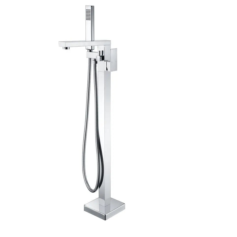 ANZZI Dawn Series FS-AZ0028 2-Handle Freestanding Claw Foot Tub Faucet with Hand Shower