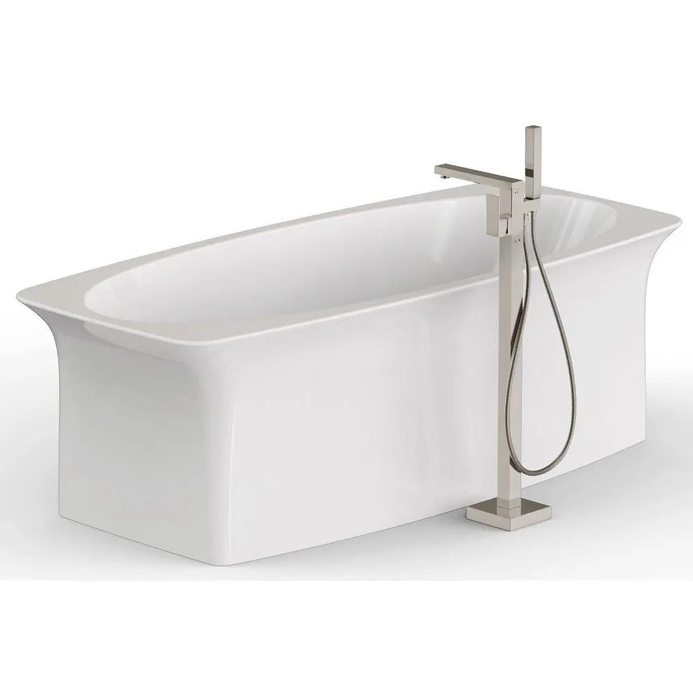 ANZZI Dawn Series FS-AZ0028 2-Handle Freestanding Claw Foot Tub Faucet with Hand Shower