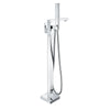 ANZZI Dawn Series FS-AZ0028 2-Handle Freestanding Claw Foot Tub Faucet with Hand Shower