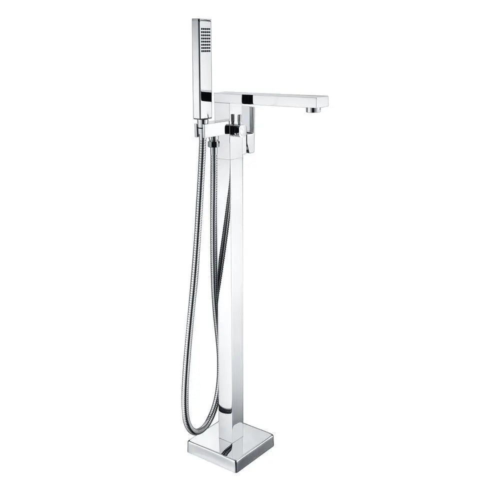 ANZZI Dawn Series FS-AZ0028 2-Handle Freestanding Claw Foot Tub Faucet with Hand Shower