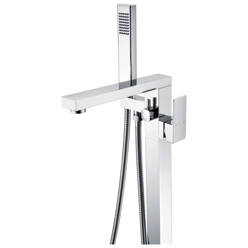 ANZZI Dawn Series FS-AZ0028 2-Handle Freestanding Claw Foot Tub Faucet with Hand Shower
