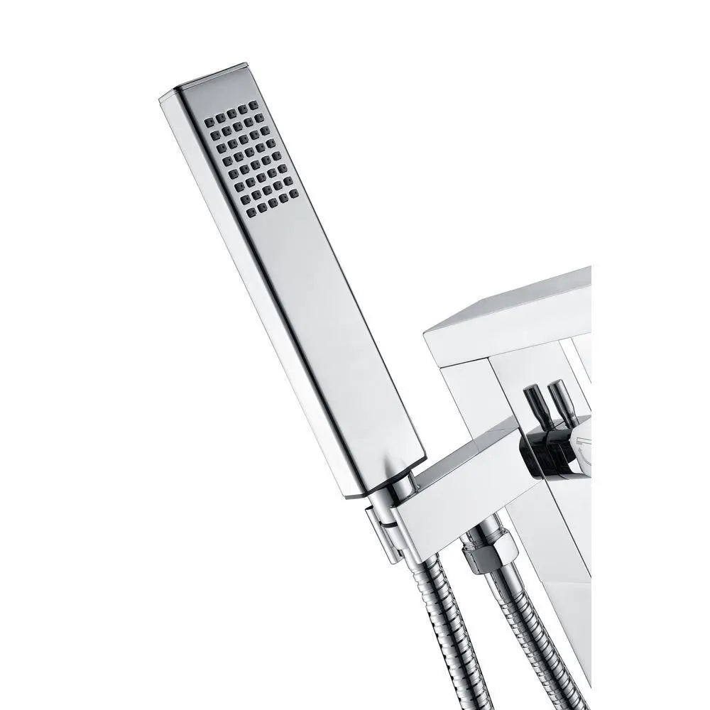 ANZZI Dawn Series FS-AZ0028 2-Handle Freestanding Claw Foot Tub Faucet with Hand Shower