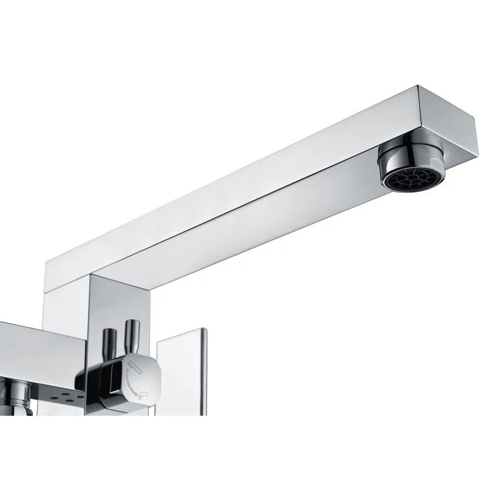 ANZZI Dawn Series FS-AZ0028 2-Handle Freestanding Claw Foot Tub Faucet with Hand Shower