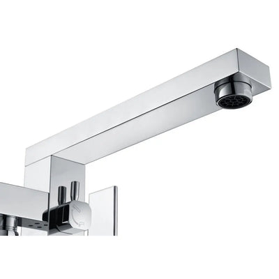 ANZZI Dawn Series FS-AZ0028 2-Handle Freestanding Claw Foot Tub Faucet with Hand Shower