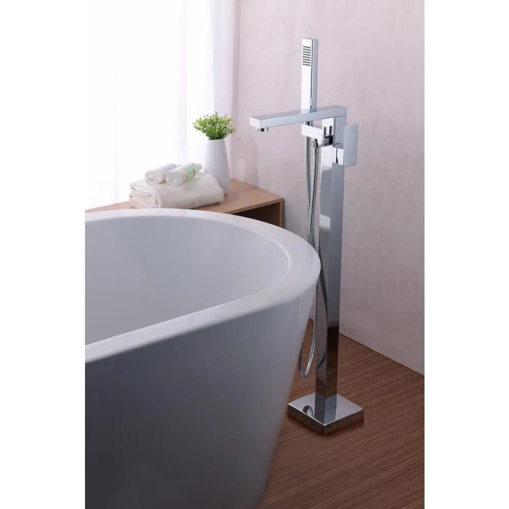 ANZZI Dawn Series FS-AZ0028 2-Handle Freestanding Claw Foot Tub Faucet with Hand Shower