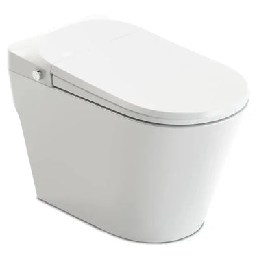 ANZZI ENVO Echo Elongated 1.28 GPF Smart Bidet Toilet in White with Auto Open, Auto Close, Auto Flush, and Heated Seat SW