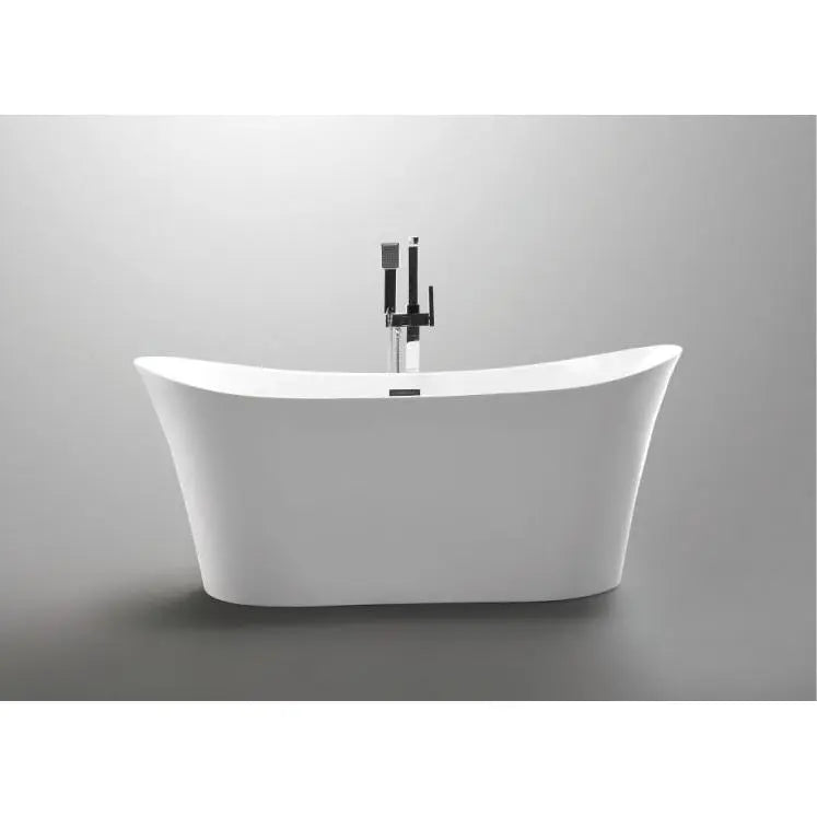 ANZZI Eft Series FT-AZ096 5.58 ft. Freestanding Bathtub in White